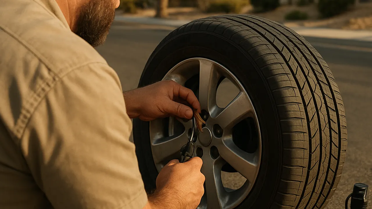 Can a Punctured Tyre Be Repaired? When to Repair or Replace It: car tyre puncture repair