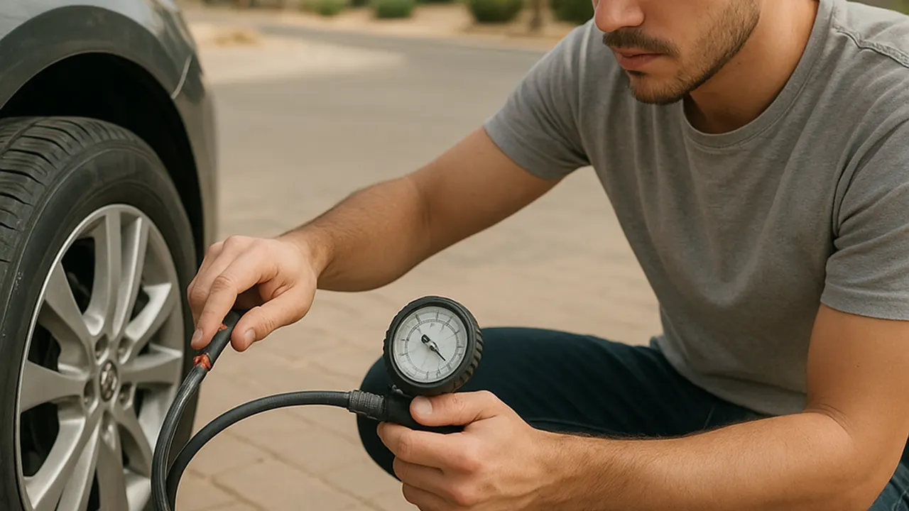 How to Find a Nail in Your Tyre and Determine If It Can Be Repaired: car tyre nail puncture