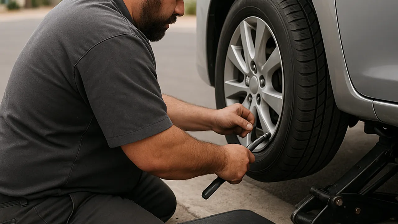 What Is the Difference Between Tyre Patching and Plugging?: car tyre repair garage